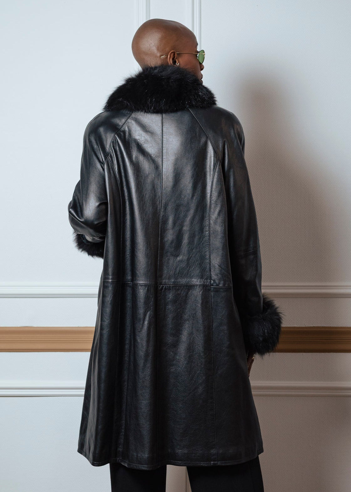 Manteau cuir