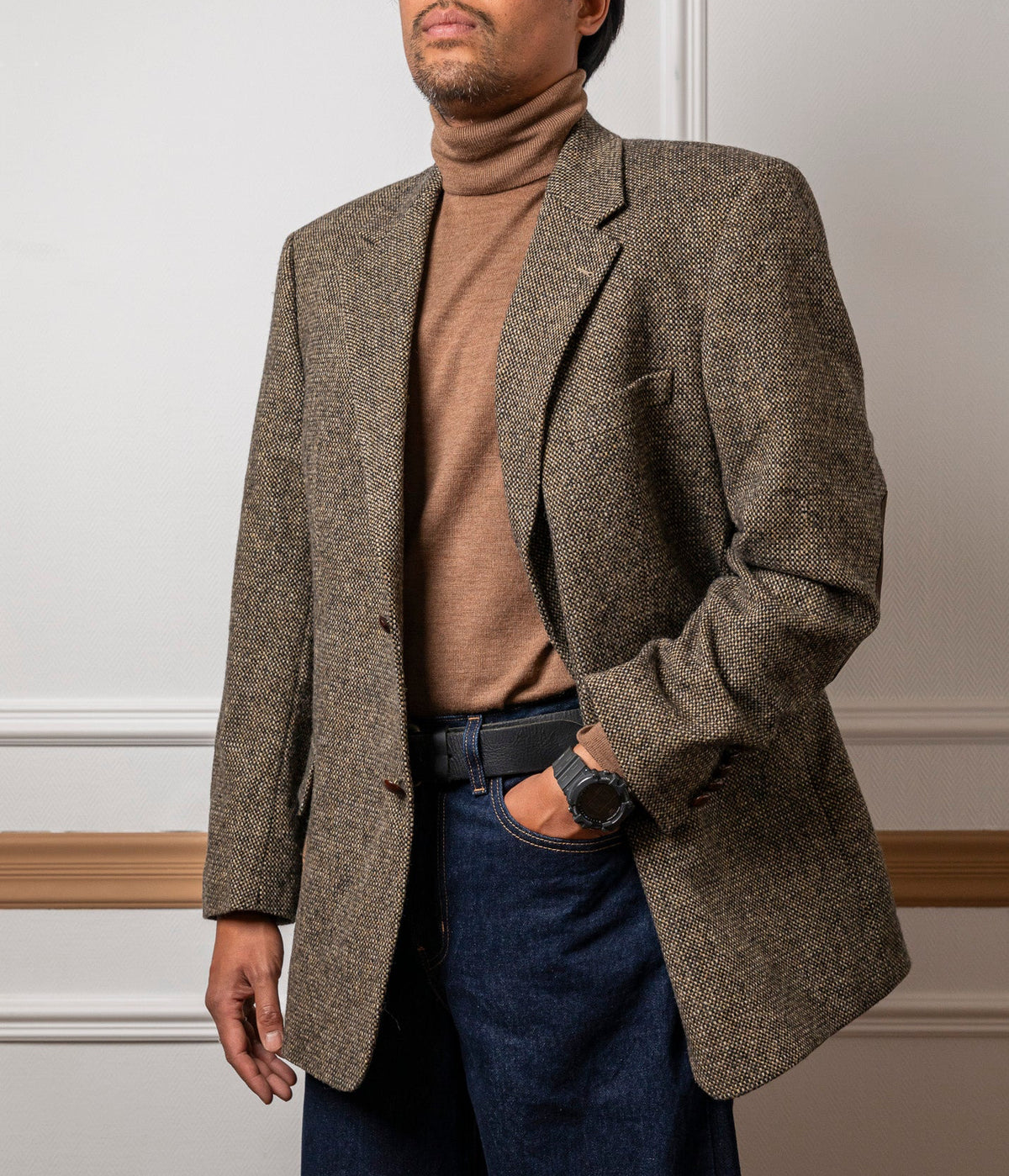 Blazer Harris Tweed chevron