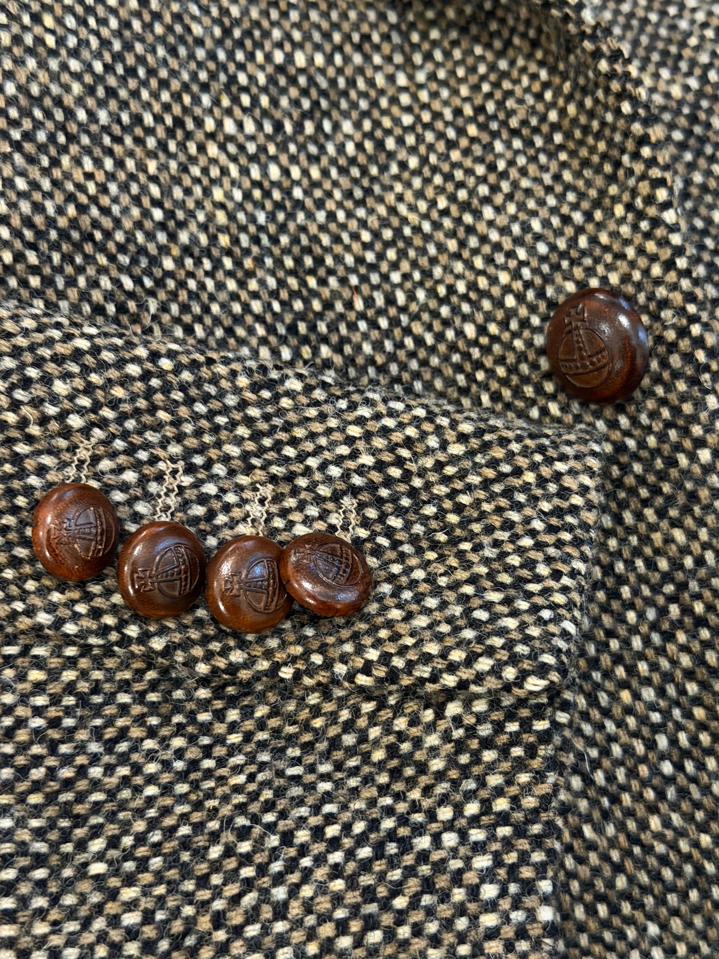Blazer Harris Tweed chevron