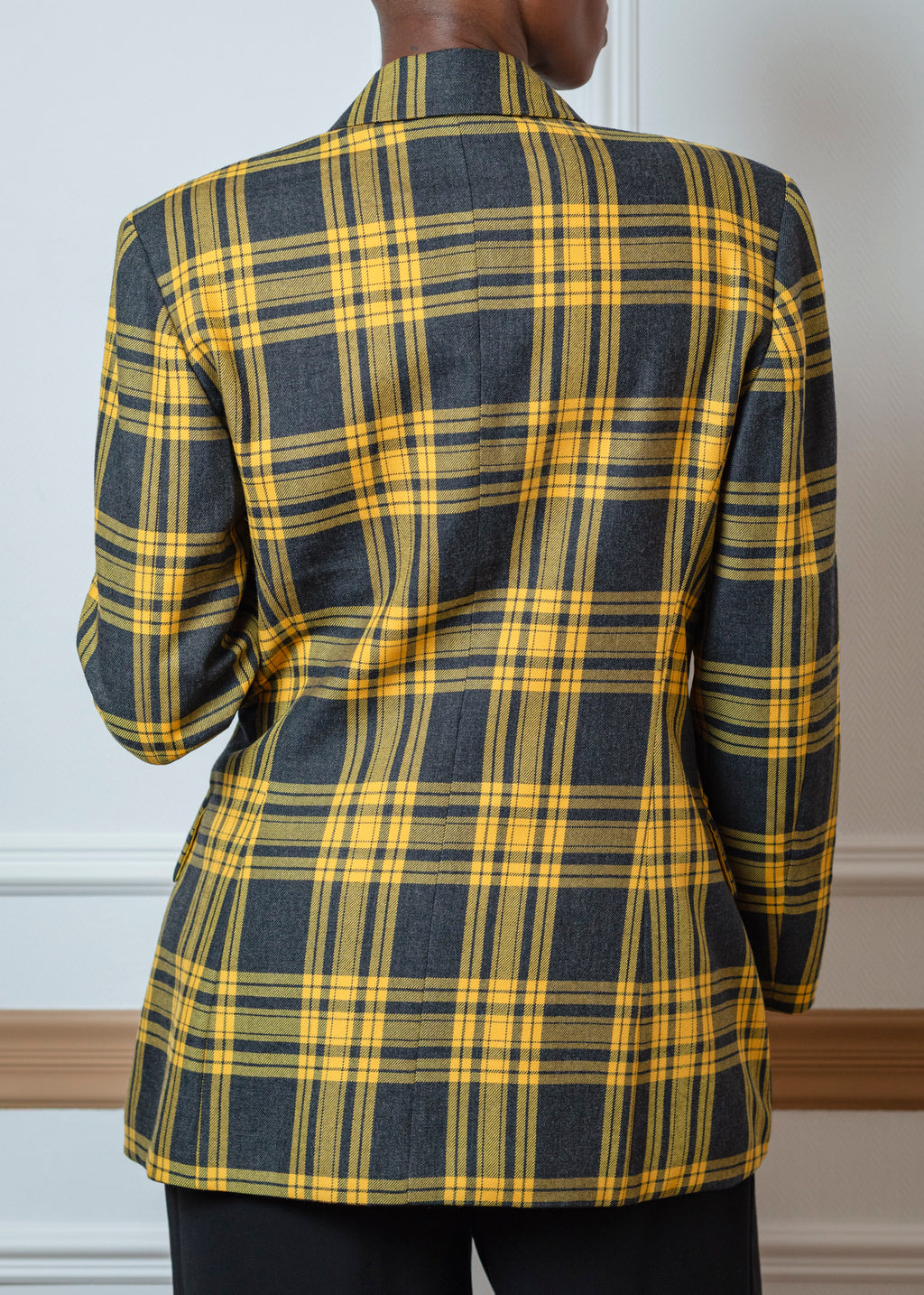 Veste vintage à carreaux